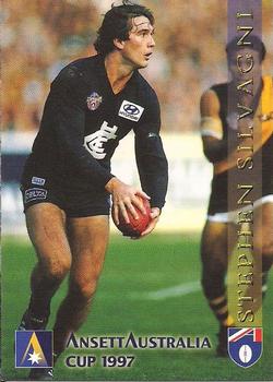 1997 Select Ansett Australia Cup #3 Stephen Silvagni Front